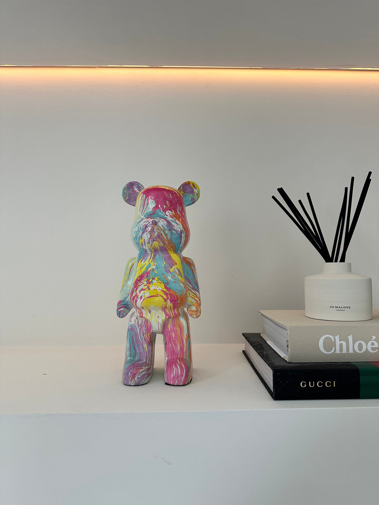 Paint Marble 35cm Bear