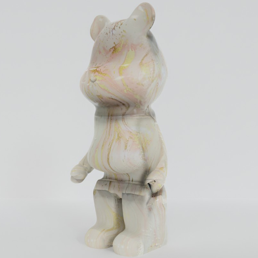 Strawberry Gold Marble 80cm Bear