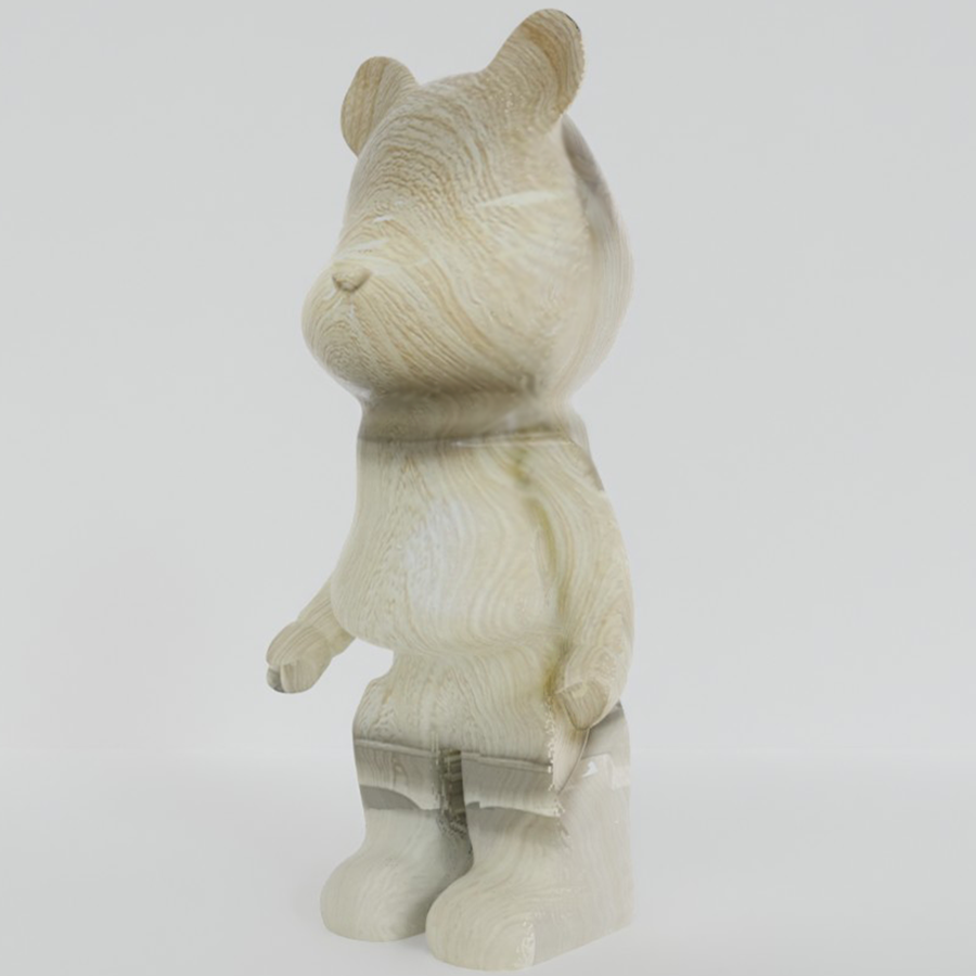 Sand Wood 80cm Bear