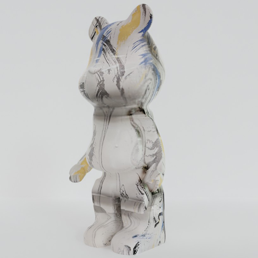 Paint work Blue 80cm Bear