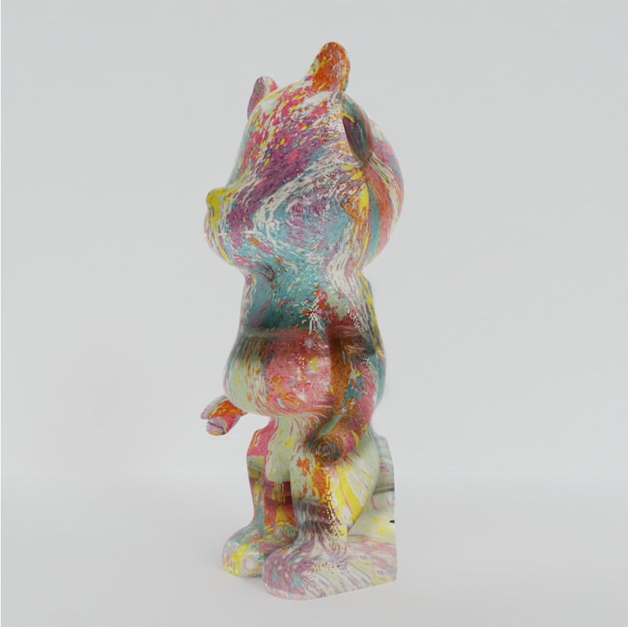 Paint Marble 50cm Bear
