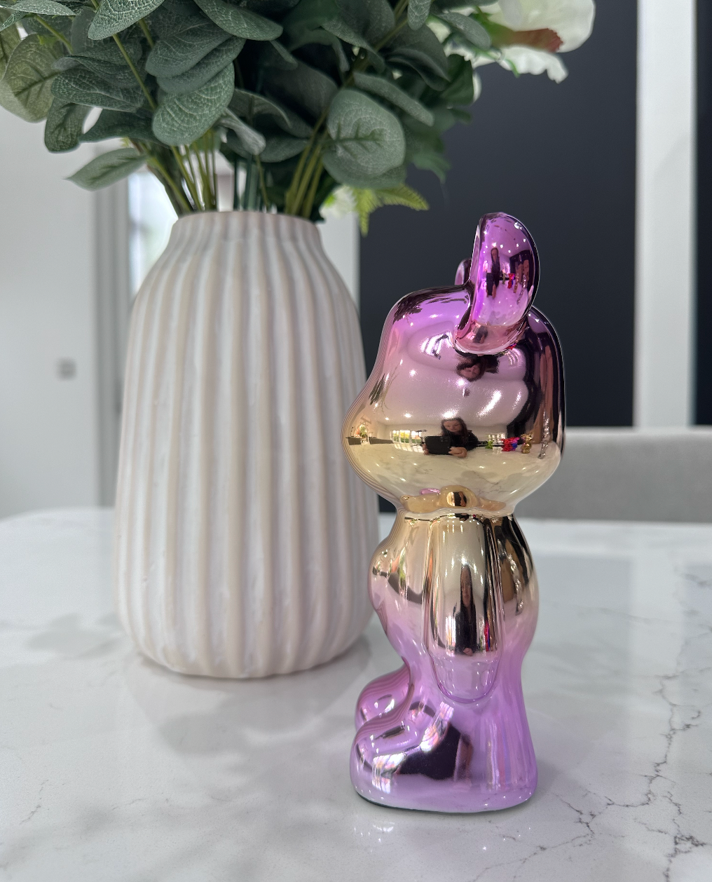 Mini Bear Purple & Gold 19cm