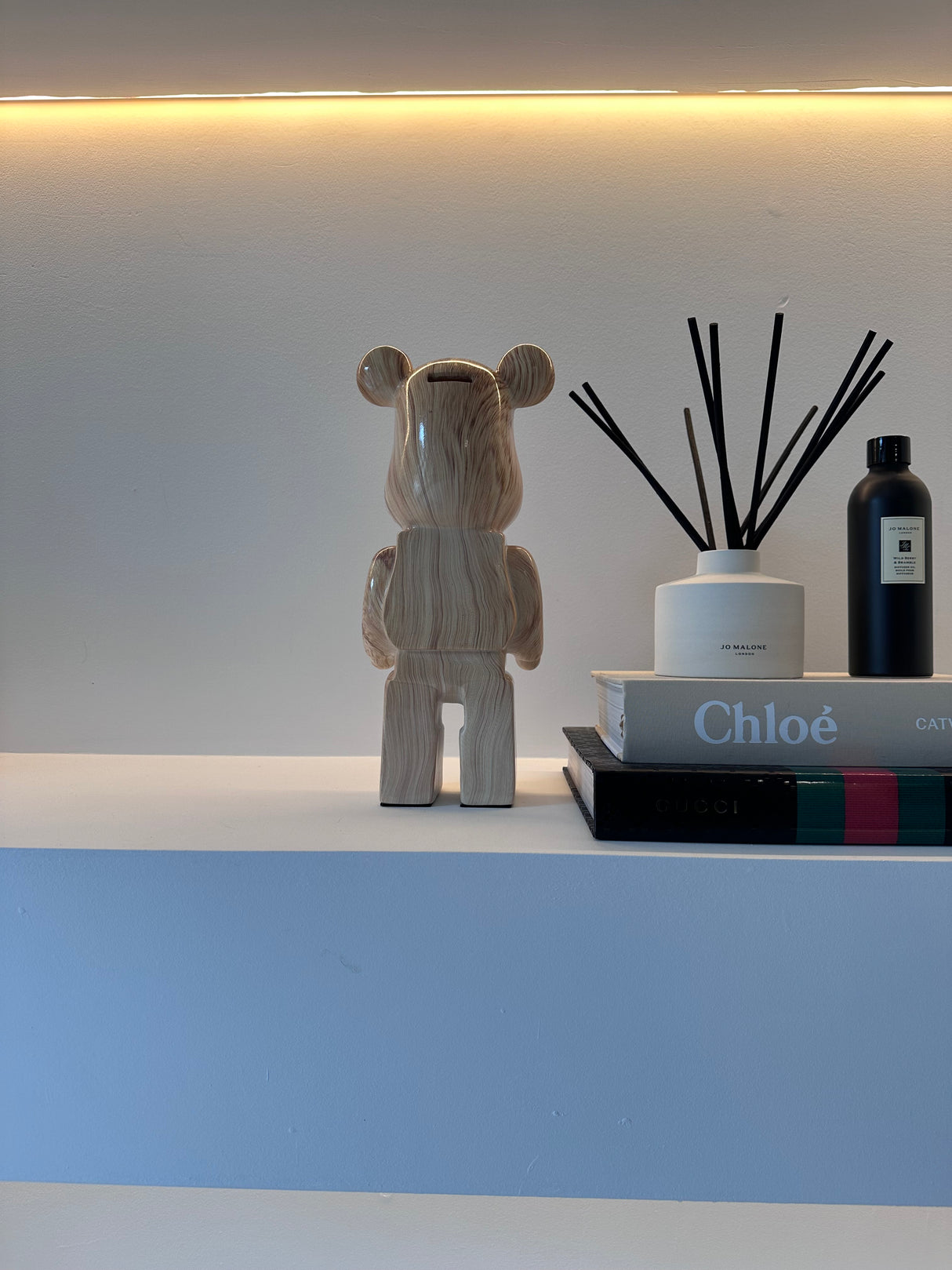 Sand Wood 35cm Bear