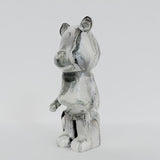 Grey Marble 35cm Bear