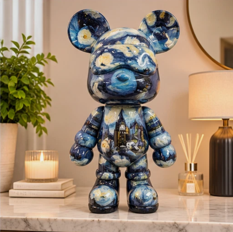 Decoor Large Designer Bear Sculpture 80cm